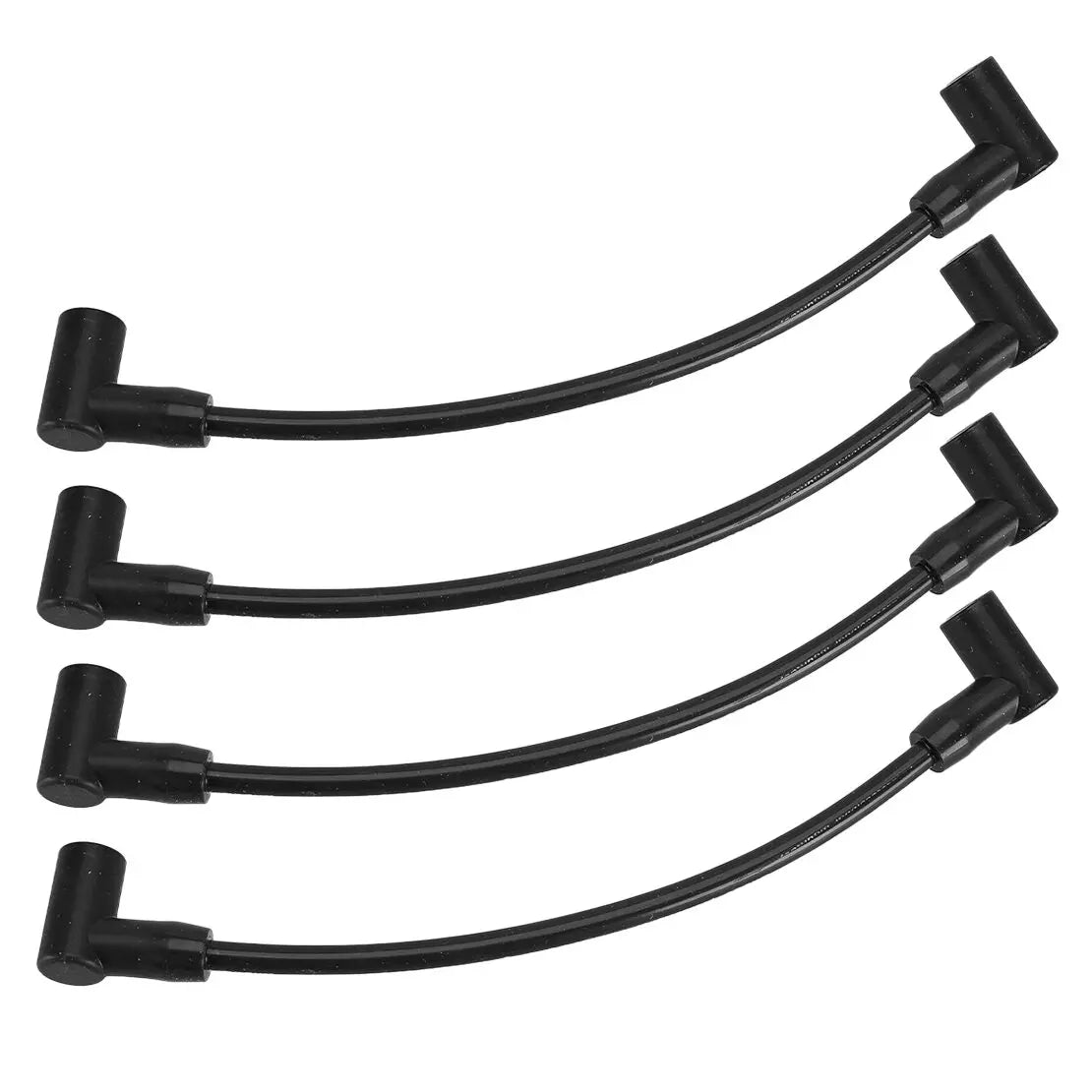 84-881908T 4Pcs Outboard Spark Plug Wire Cable Black Plastic Fit for Mercury Marine 4 Cylinder 40-60 HP EFI 4-Stroke Engines