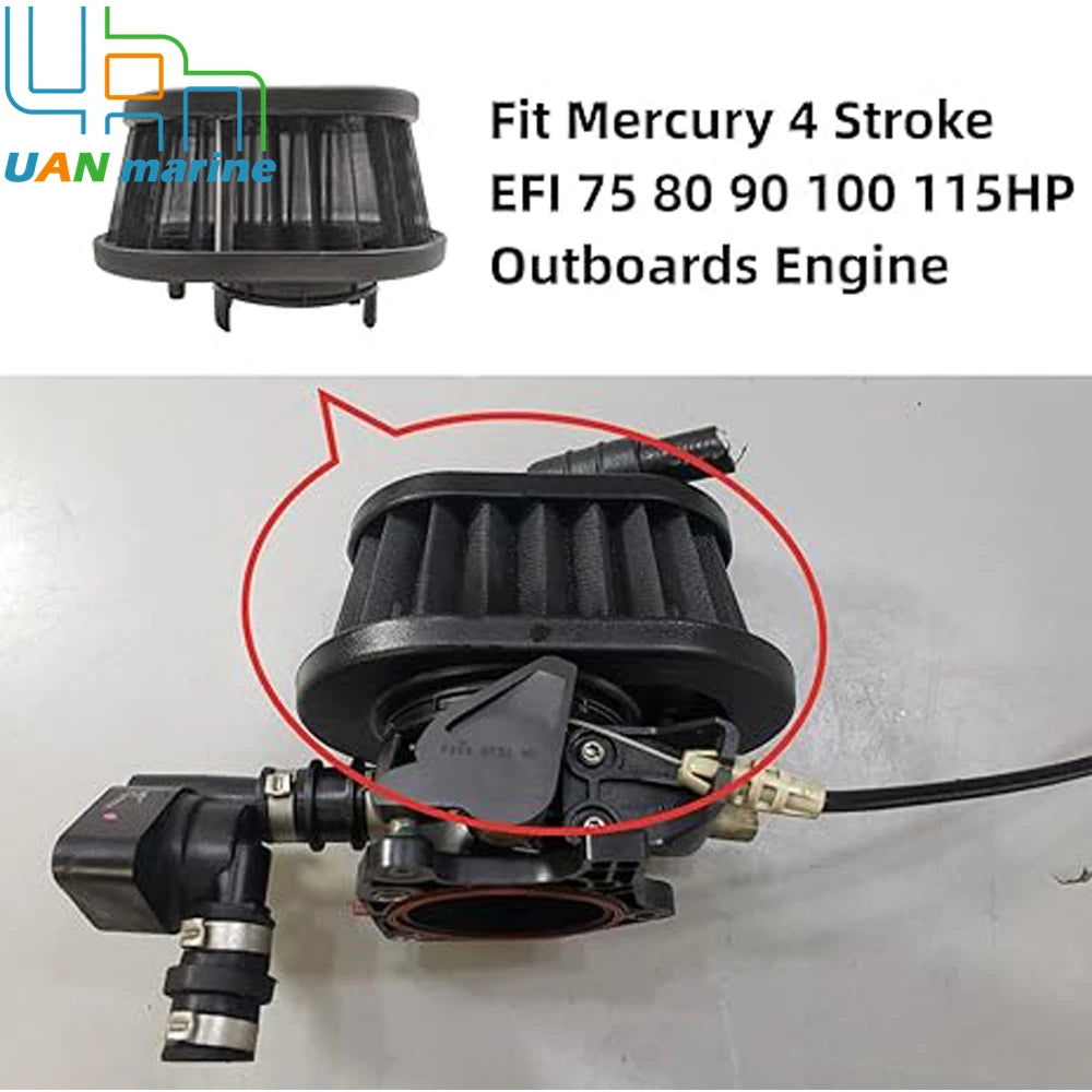 Air Filter for Mercury 75HP 80HP 90HP 100HP 115HP 4 Stroke Outboards Engine 35-8M0082911 897575T02 897575T01